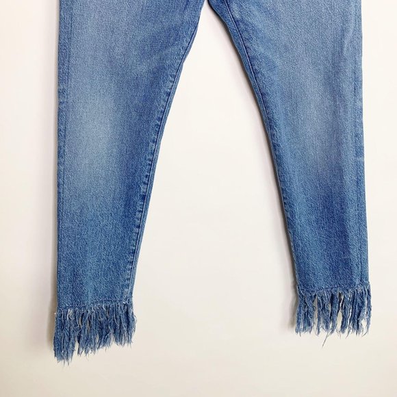 3 x 1 Jeans Fringe Straight Crop Stella Sz 27 - Picture 11 of 12
